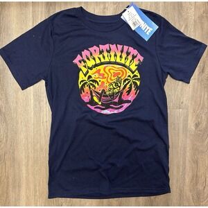 Fortnite Graphic T Shirt Youth 18/20 Navy NWT Epic Games Kohl's